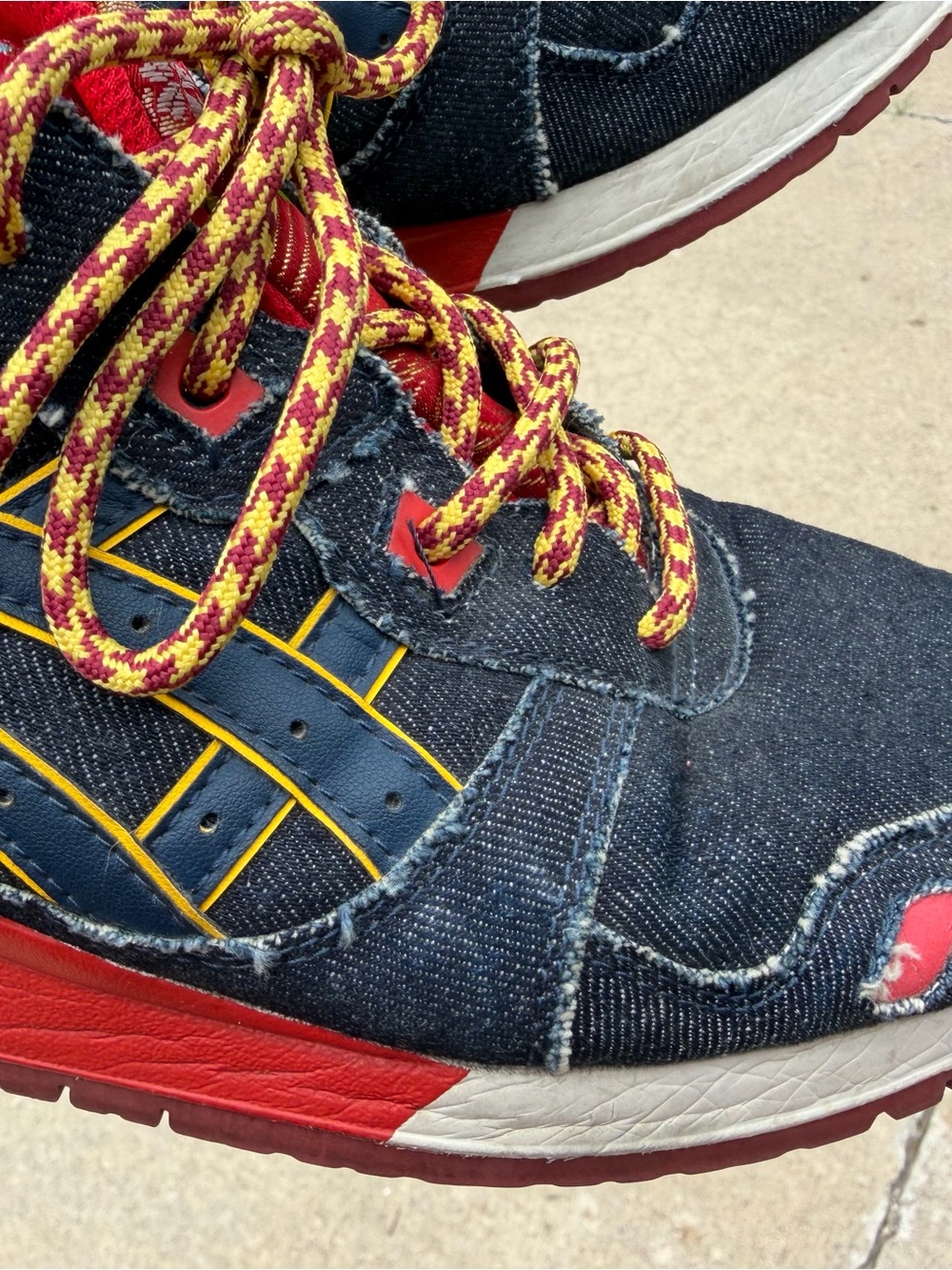 ASICS Gel-Lyte 3 Japanese Denim Kimono Okayama Indigo H5L2N-5050 Split Tongue - Picture 4 of 9